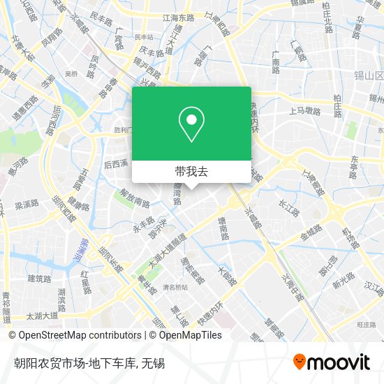 朝阳农贸市场-地下车库地图