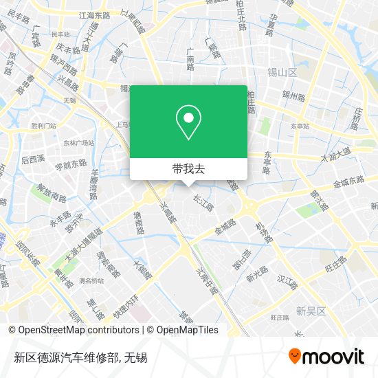 新区德源汽车维修部地图