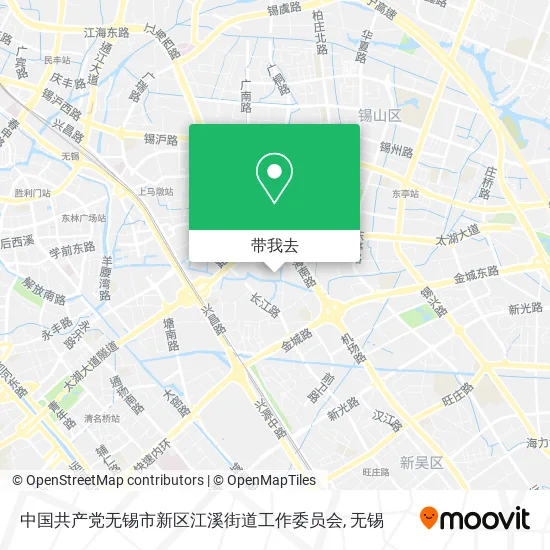 中国共产党无锡市新区江溪街道工作委员会地图