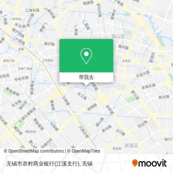 无锡市农村商业银行(江溪支行)地图