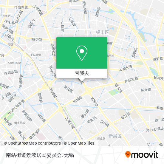 南站街道景渎居民委员会地图