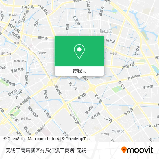 无锡工商局新区分局江溪工商所地图