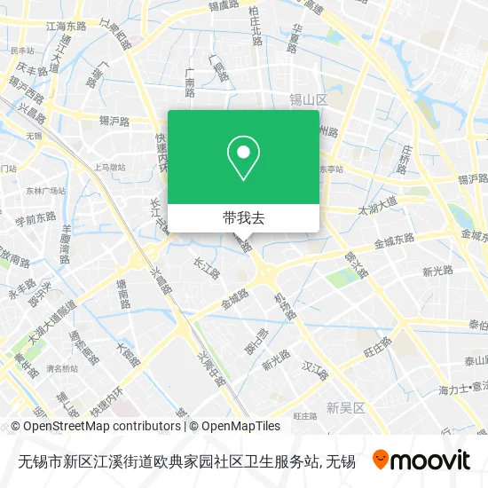 无锡市新区江溪街道欧典家园社区卫生服务站地图