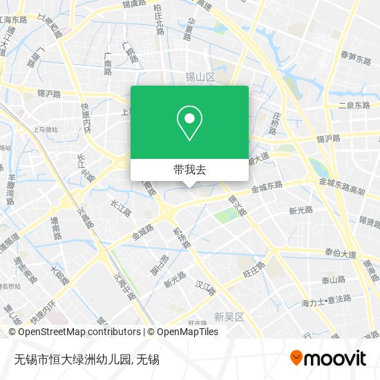 无锡市恒大绿洲幼儿园地图
