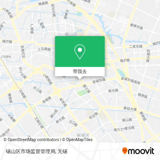 锡山区市场监督管理局地图