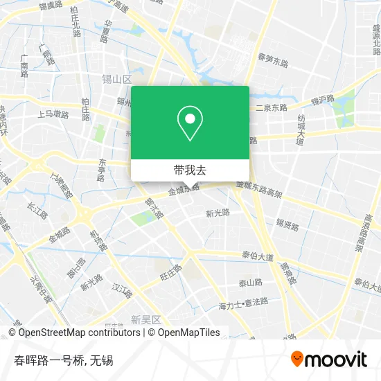 春晖路一号桥地图