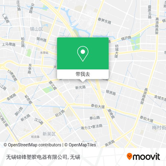 无锡锦锋塑胶电器有限公司地图
