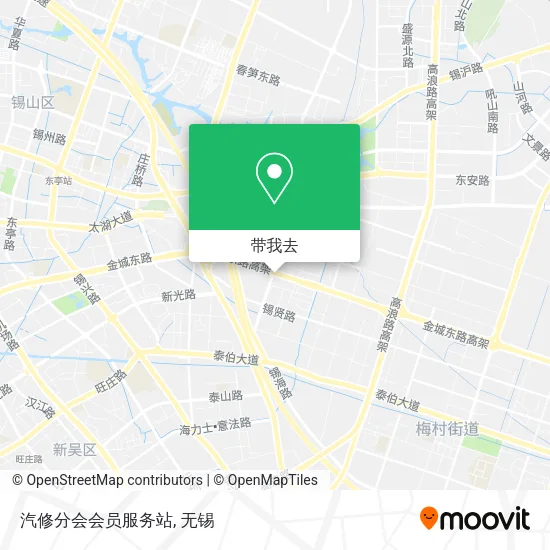 汽修分会会员服务站地图