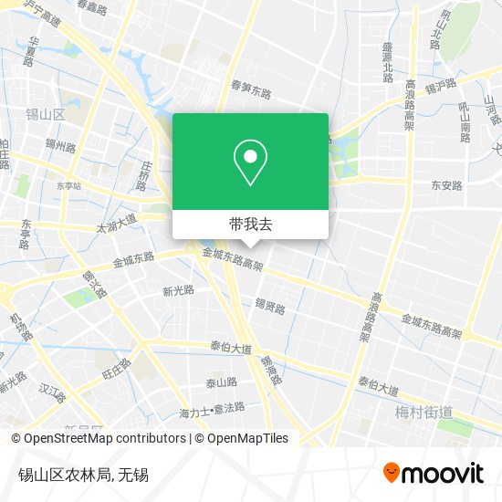 锡山区农林局地图