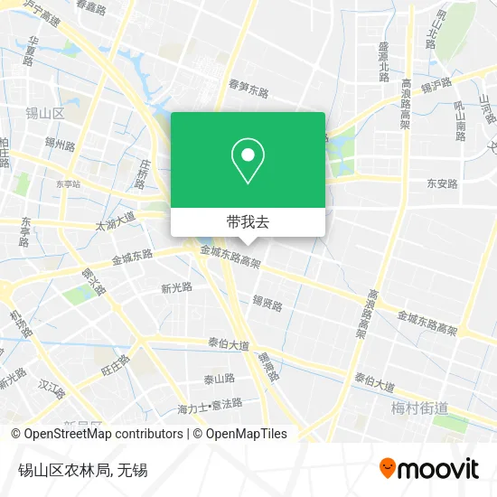 锡山区农林局地图