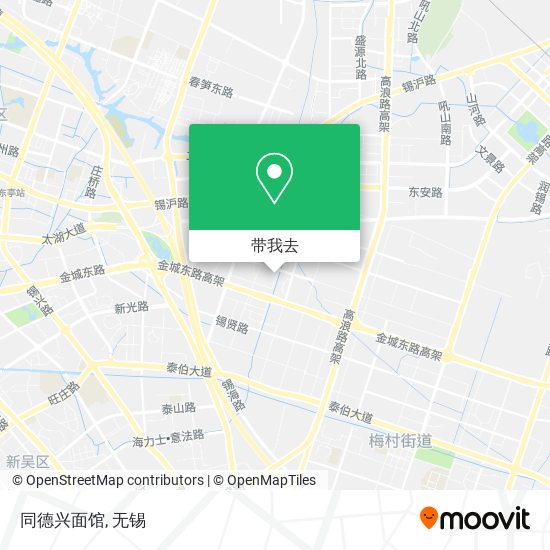 同德兴面馆地图