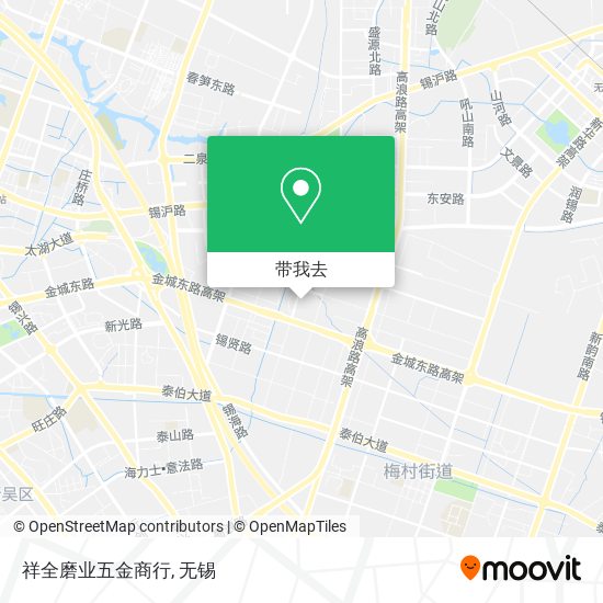 祥全磨业五金商行地图