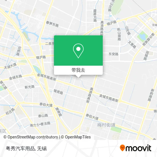 粤秀汽车用品地图