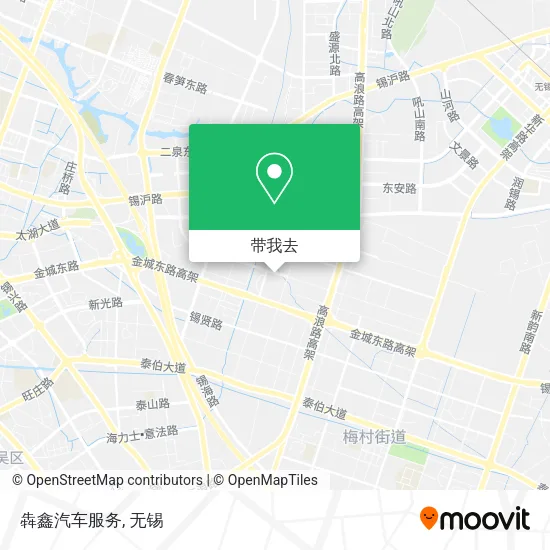 犇鑫汽车服务地图