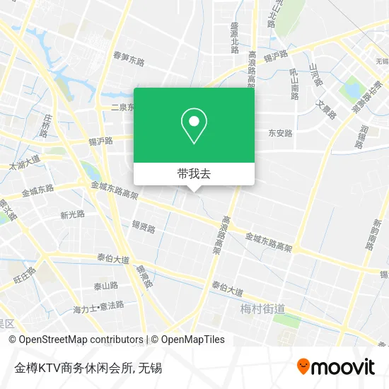 金樽KTV商务休闲会所地图