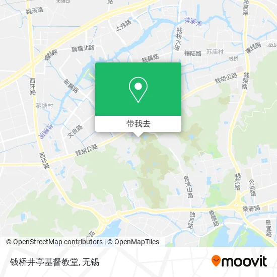 钱桥井亭基督教堂地图