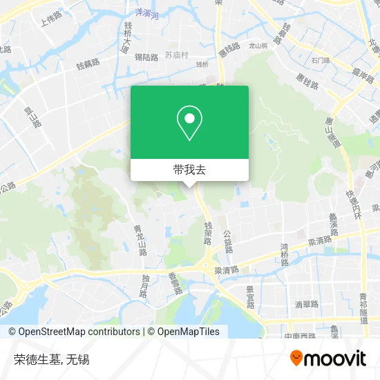 荣德生墓地图