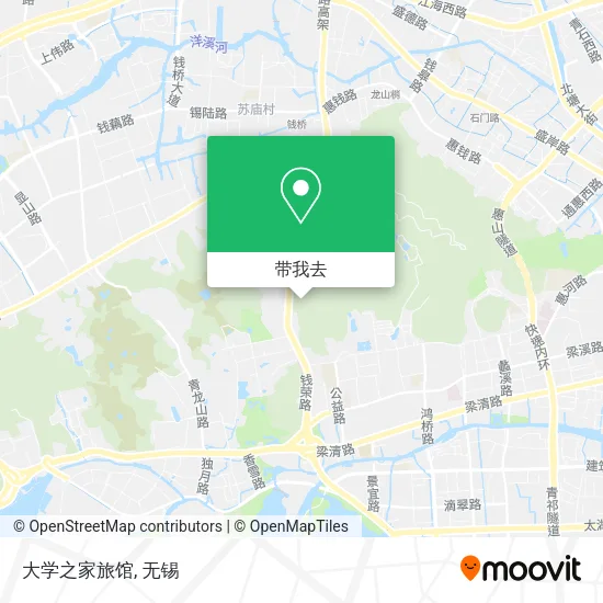 大学之家旅馆地图