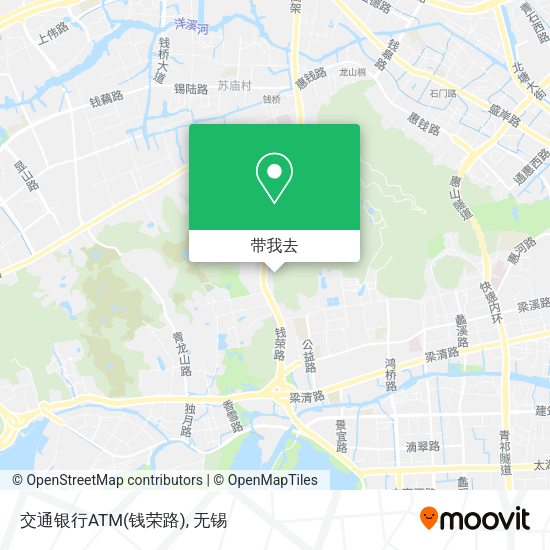 交通银行ATM(钱荣路)地图