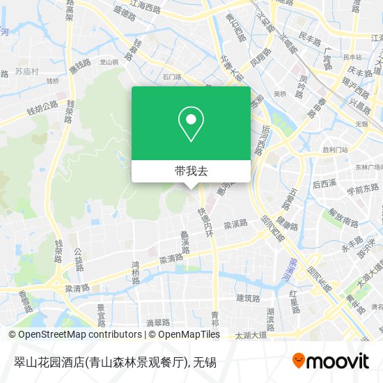 翠山花园酒店(青山森林景观餐厅)地图
