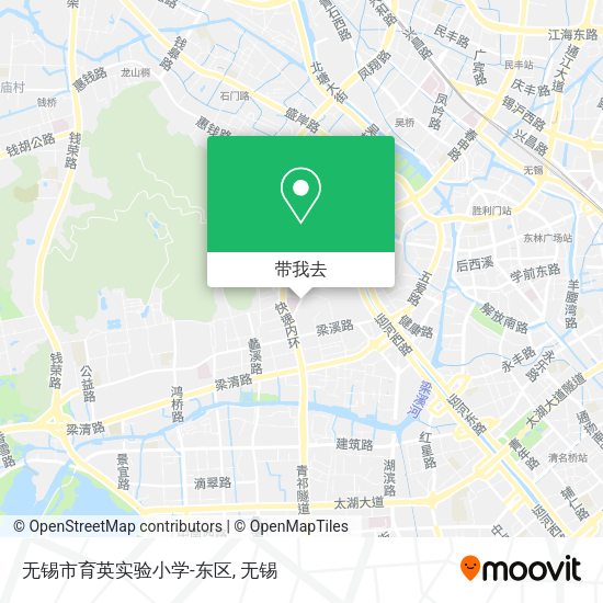 无锡市育英实验小学-东区地图