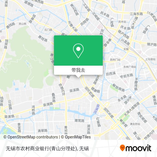 无锡市农村商业银行(青山分理处)地图