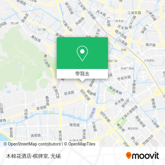 木棉花酒店-棋牌室地图
