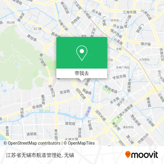 江苏省无锡市航道管理处地图