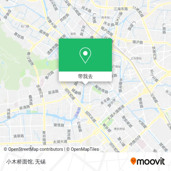 小木桥面馆地图