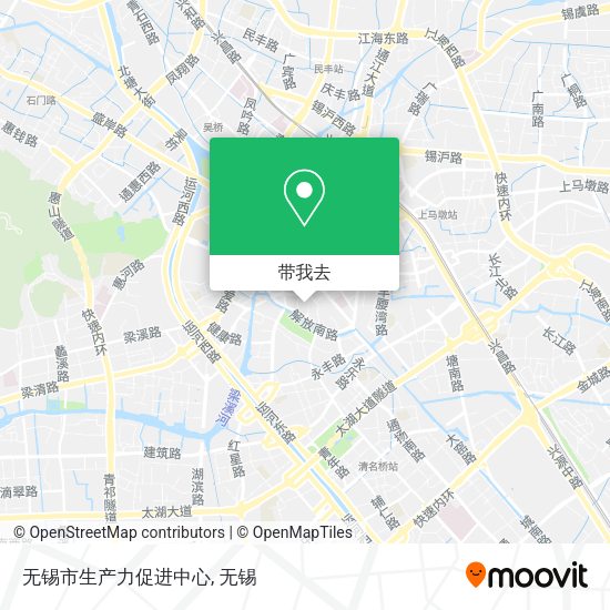 无锡市生产力促进中心地图