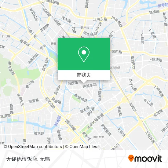 无锡德根饭店地图
