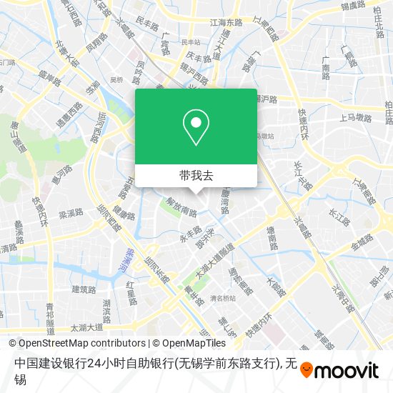 中国建设银行24小时自助银行(无锡学前东路支行)地图
