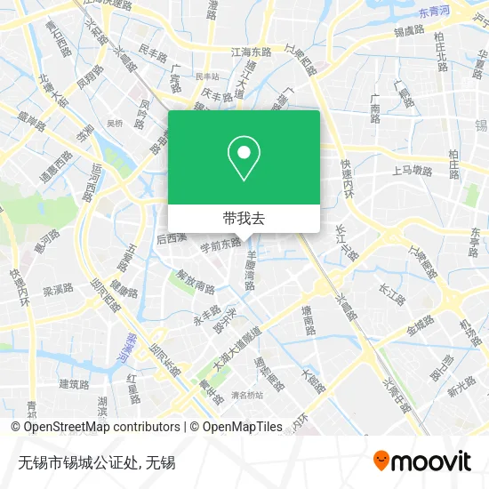 无锡市锡城公证处地图