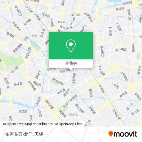 东河花园-北门地图