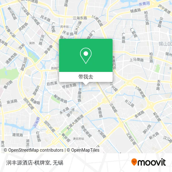 润丰源酒店-棋牌室地图