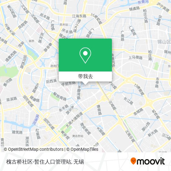 槐古桥社区-暂住人口管理站地图