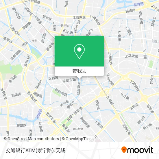 交通银行ATM(崇宁路)地图
