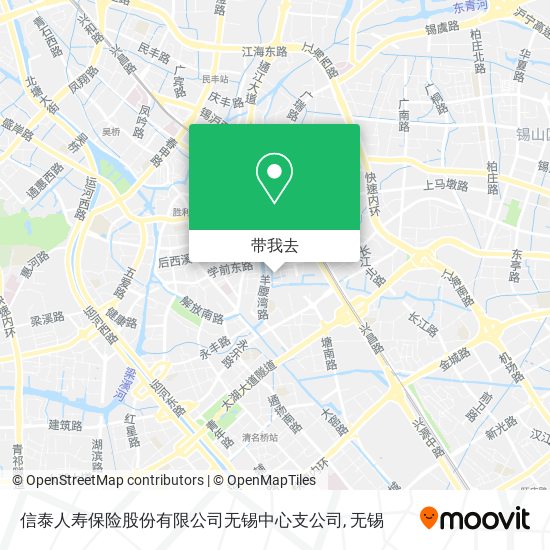 信泰人寿保险股份有限公司无锡中心支公司地图