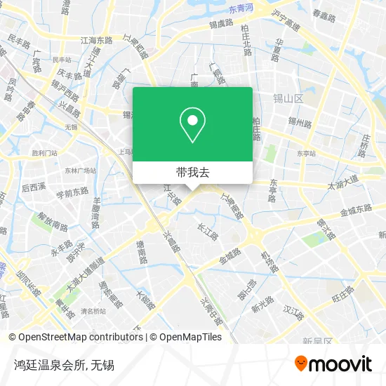 鸿廷温泉会所地图