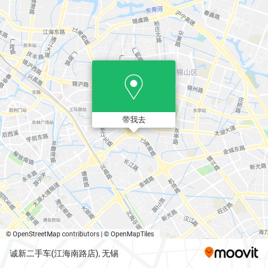 诚新二手车(江海南路店)地图