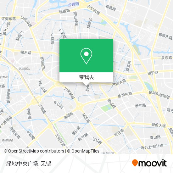 绿地中央广场地图
