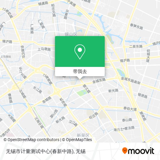 无锡市计量测试中心(春新中路)地图