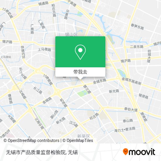 无锡市产品质量监督检验院地图