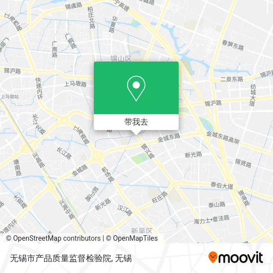 无锡市产品质量监督检验院地图