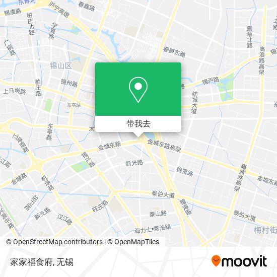 家家福食府地图