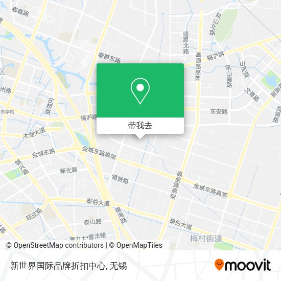 新世界国际品牌折扣中心地图