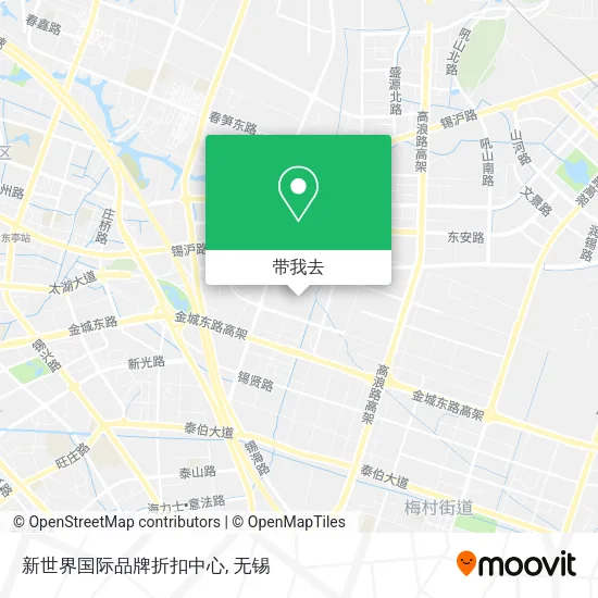 新世界国际品牌折扣中心地图