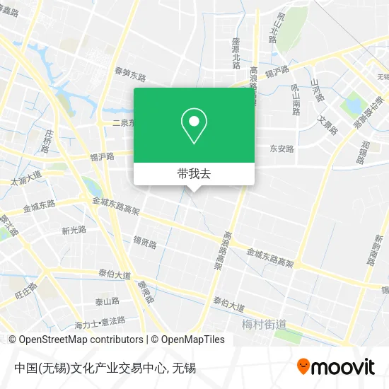 中国(无锡)文化产业交易中心地图