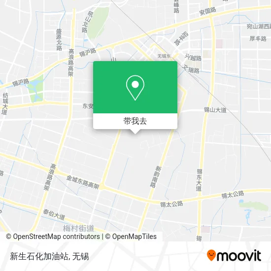 新生石化加油站地图