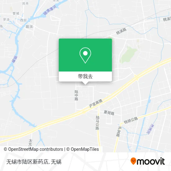 无锡市陆区新药店地图